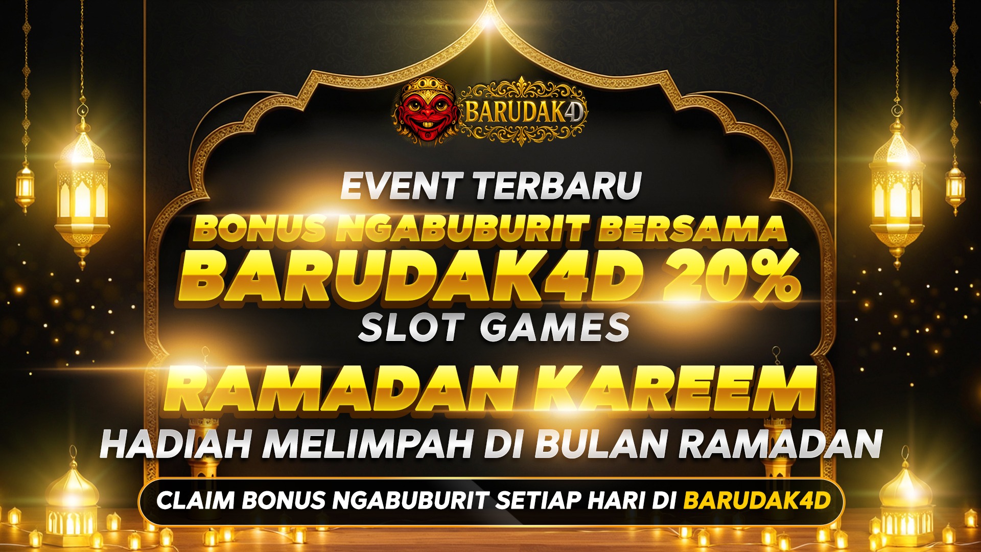 BONUS NGABUBURIT BERSAMA BARUDAK4D 20%